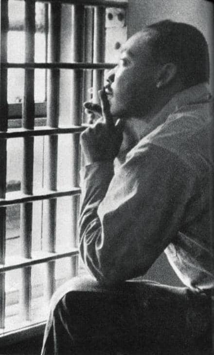 Martin Luther King in prison